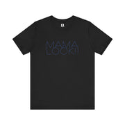 Mama Look!! (fashionista blue) – Unisex Short Sleeve Tee