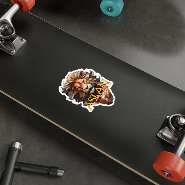Aslan Is On The Move vinyl decal