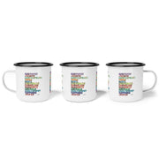 Celestial City Gemstones (Revelation 21:19–20) – Enamel Camp Cup (12oz)
