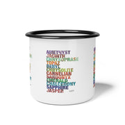 Mug with Celestial City Gemstones design based on Revelation 21:19–20