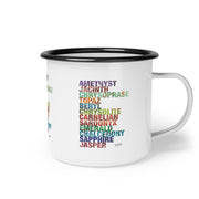 Mug with Celestial City Gemstones design based on Revelation 21:19–20