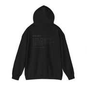 Black hoodie with Costly Grace design from Deitrich Bonhoeffer quote