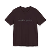 Oxblood Black T-shirt with Costly Grace design from Deitrich Bonhoeffer quote