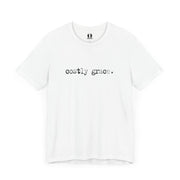 White T-shirt with Costly Grace design from Deitrich Bonhoeffer quote