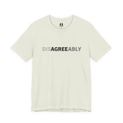 Cream T-shirt with Disagree Agreeably graphic