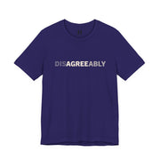 Navy T-shirt with Disagree Agreeably graphic