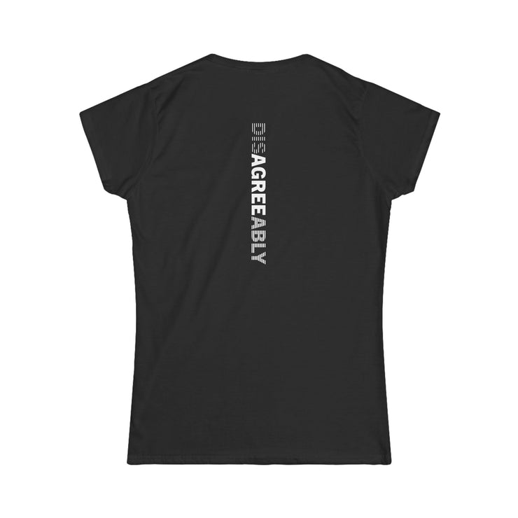 Black T-shirt with Disagree Agreeably graphic