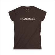 Brown T-shirt with Disagree Agreeably graphic
