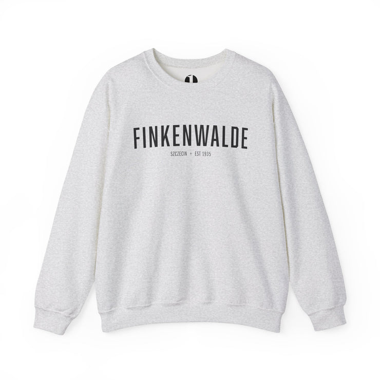 Ash gray crewneck sweatshirt for Finkenwalde Seminary established 1935 by Dietrich Bonhoeffer