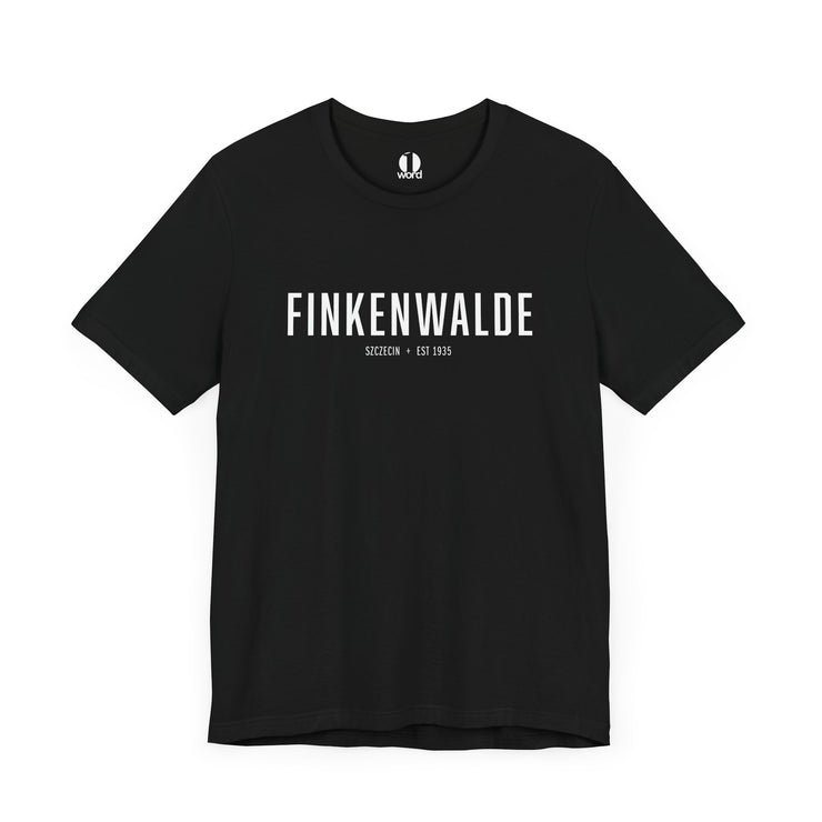 Black T-shirt for Finkenwalde Seminary established 1935 by Dietrich Bonhoeffer