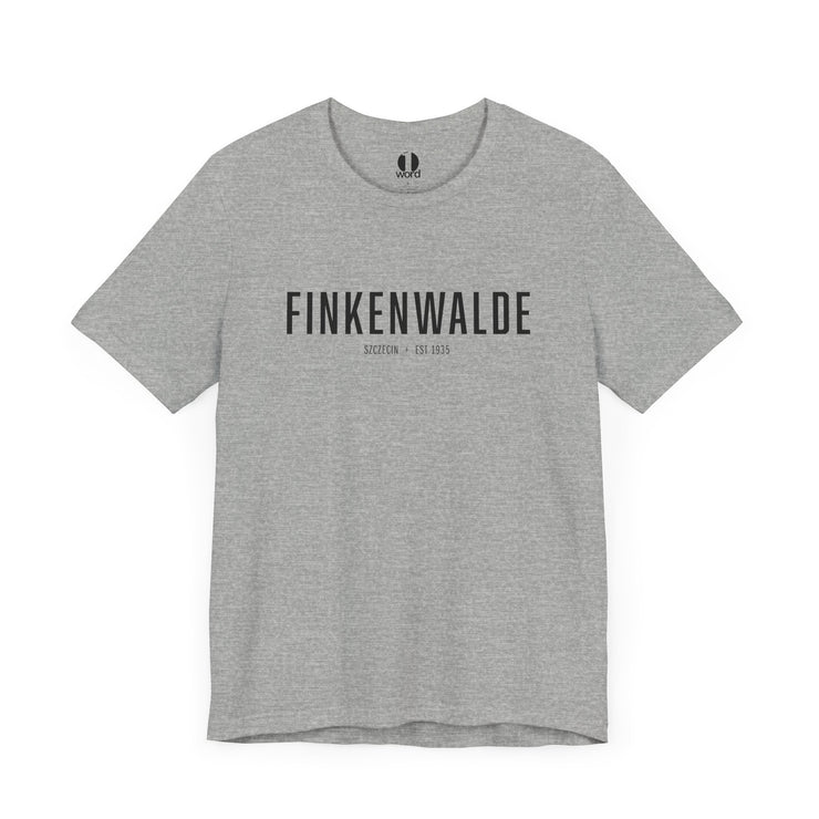 Gray Heather T-shirt for Finkenwalde Seminary established 1935 by Dietrich Bonhoeffer