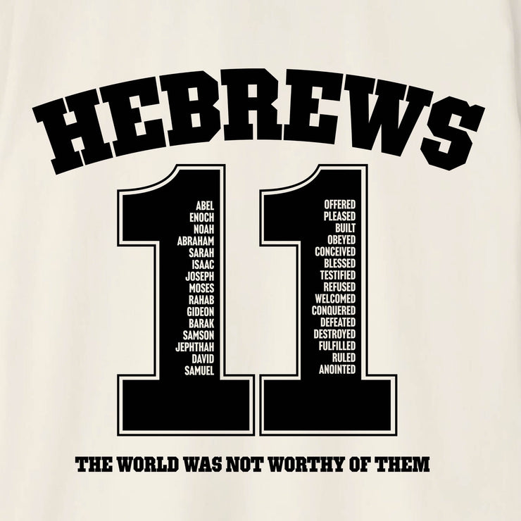 Hall of Faith (Hebrews 11) – Unisex Cotton Ringer T-Shirt