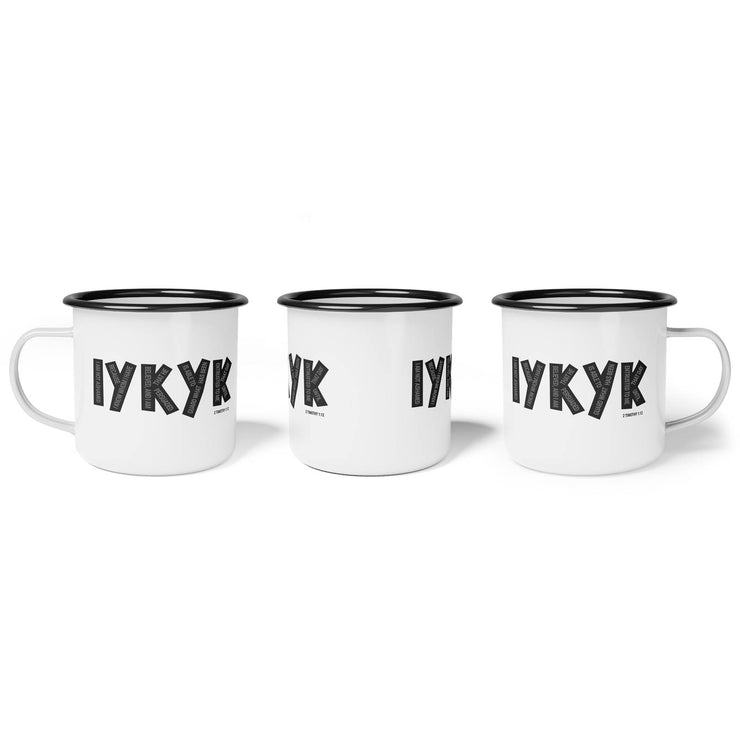 IYKYK Persuaded (2 Timothy 1:12) – Enamel Camp Cup (12oz)
