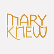 Vinyl decal with Mary Knew design