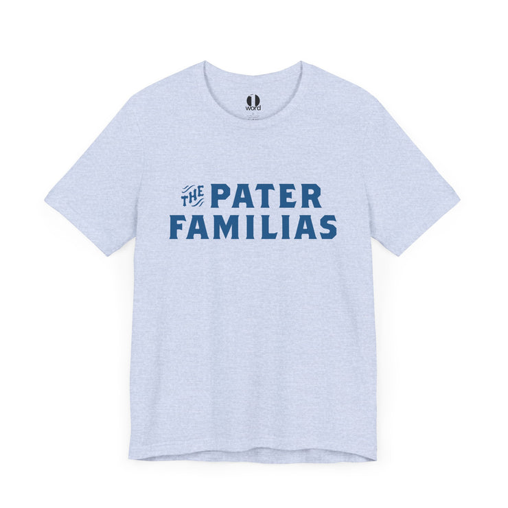 The Pater Familias T-shirt in Heather Prism Blue
