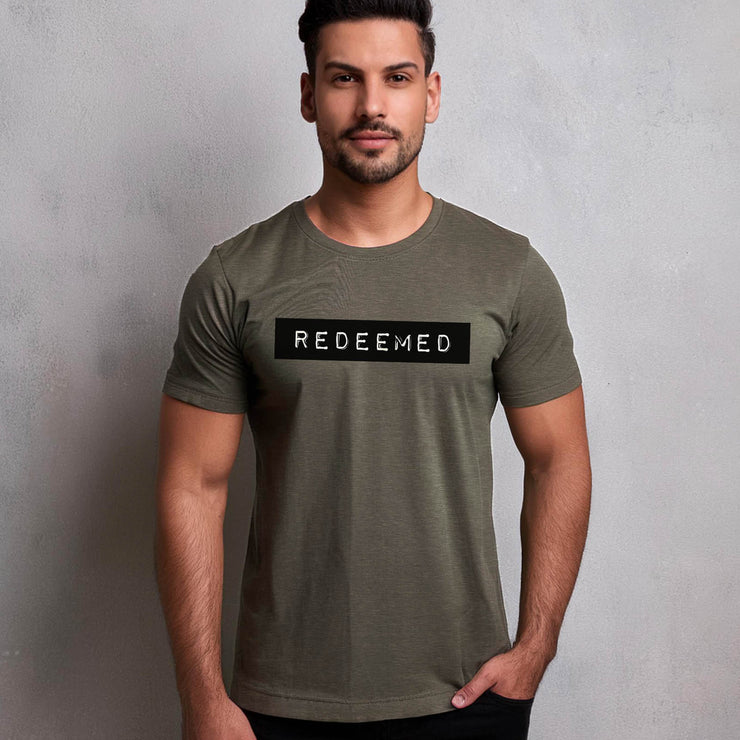 REDEEMED (Galatians 3:13) – Unisex Jersey Short Sleeve Tee