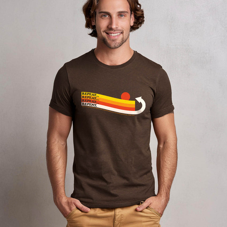 Repeat...Repeat...Repeat...Repent. (Ezekiel 18:30) – Unisex Short Sleeve Tee