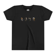 The Four Faces youth T-shirt in Black