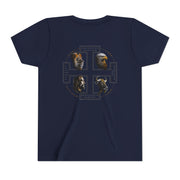 The Four Faces youth T-shirt in Navy