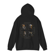 The Four Faces hoodie in black