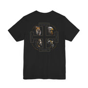 The Four Faces T-shirt in Black