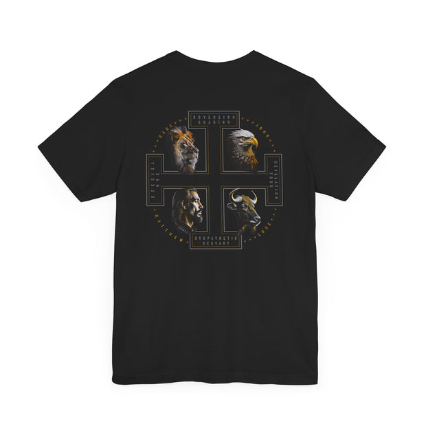 The Four Faces T-shirt in Black