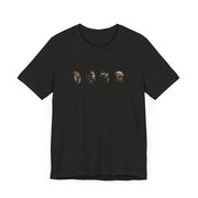 The Four Faces T-shirt in Black Heather