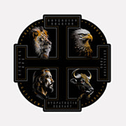 The Four Faces decal