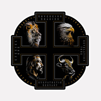 The Four Faces decal