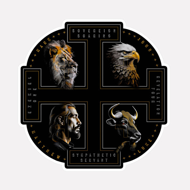The Four Faces decal
