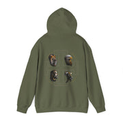 The Four Faces hoodie in military green