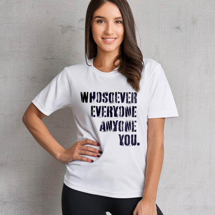 Whosoever Everyone Anyone You. (John 3:16) – Unisex Jersey Short Sleeve Tee