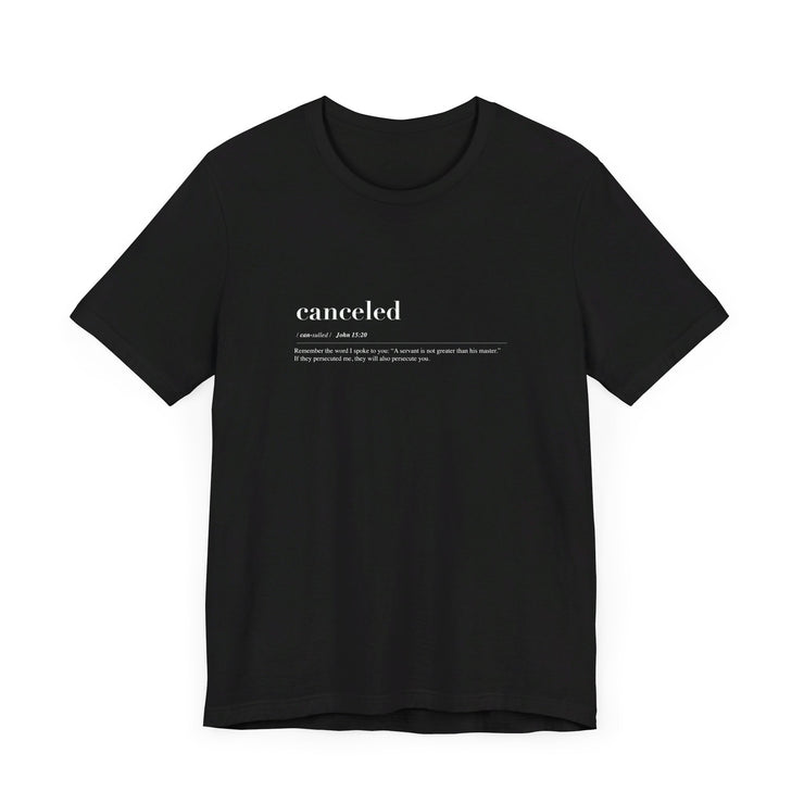 Discipleship Defined T-shirt in Black – Canceled