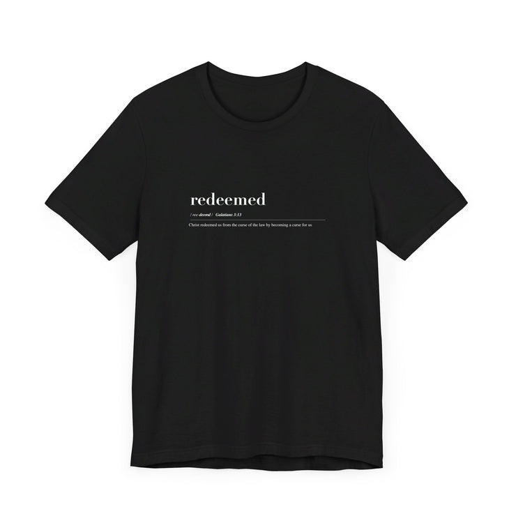 Discipleship Defined T-shirt in Black – Redeemed