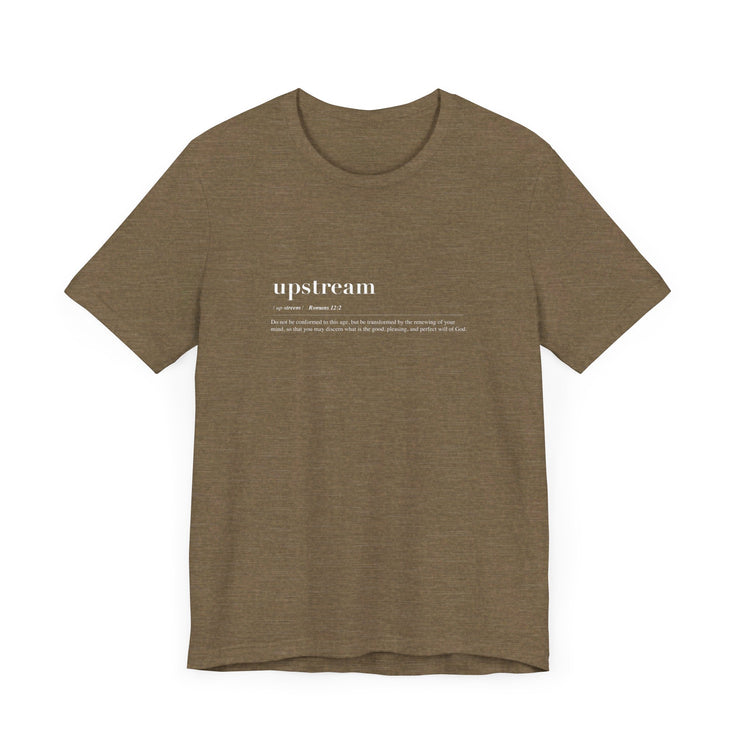 Discipleship Defined T-shirt in Heather Olive – Upstream