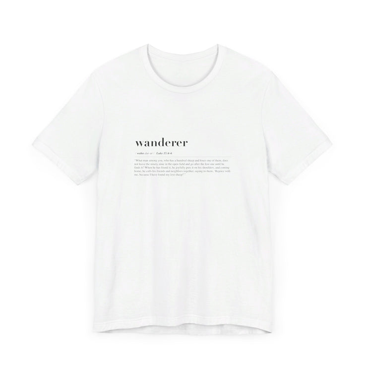 Discipleship Defined T-shirt in White – Wanderer