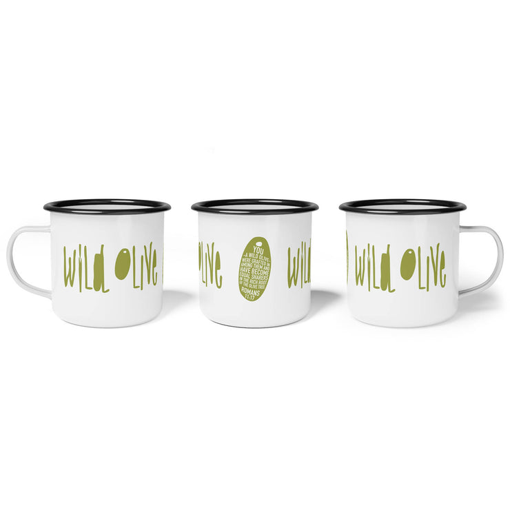 Wild Olive – Enamel Camp Cup (12oz)